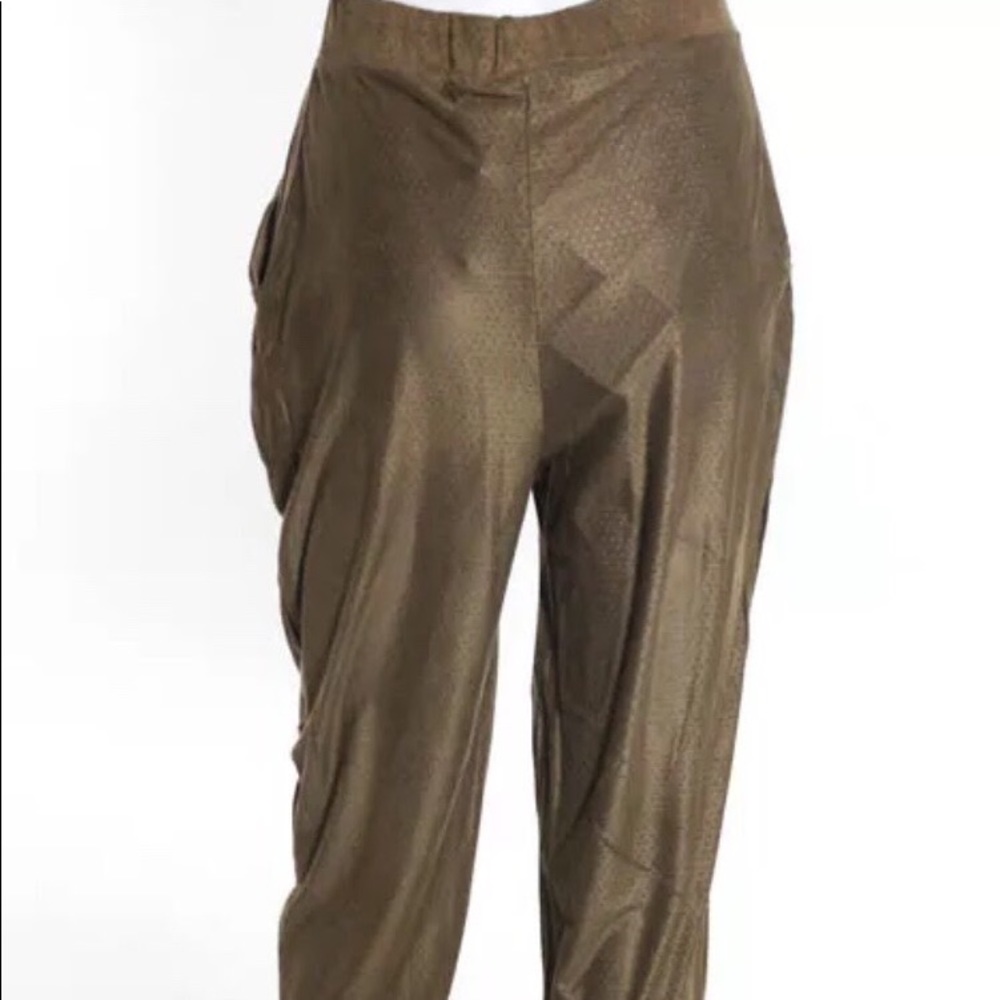 MISSGUIDED Perforated Faux Suede Drawstring Pants - Picture 4 of 8